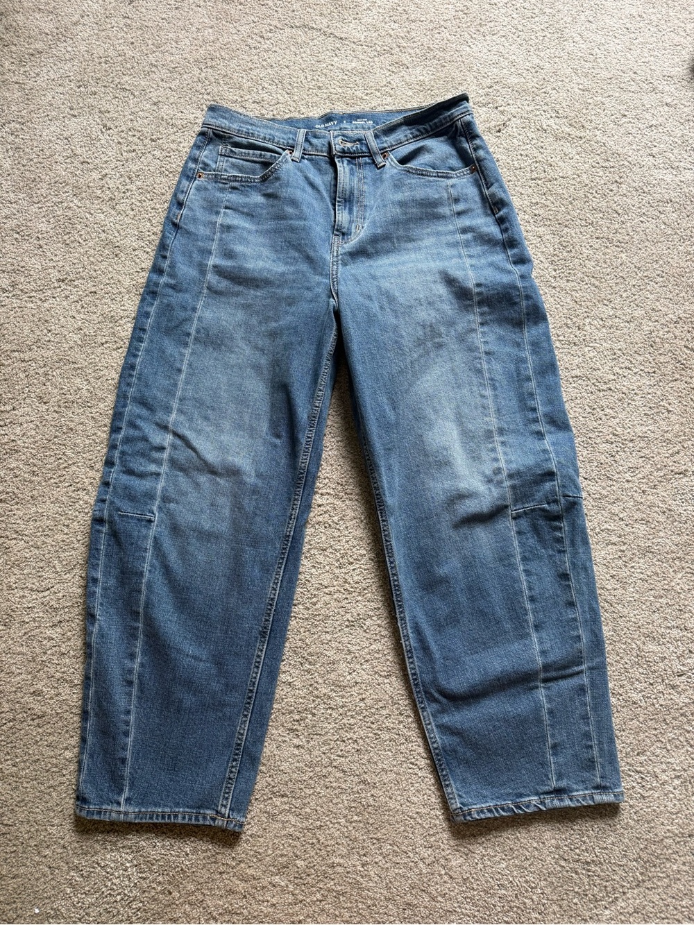 Old Navy Women's Wide Leg Jeans - Light Blue Denim